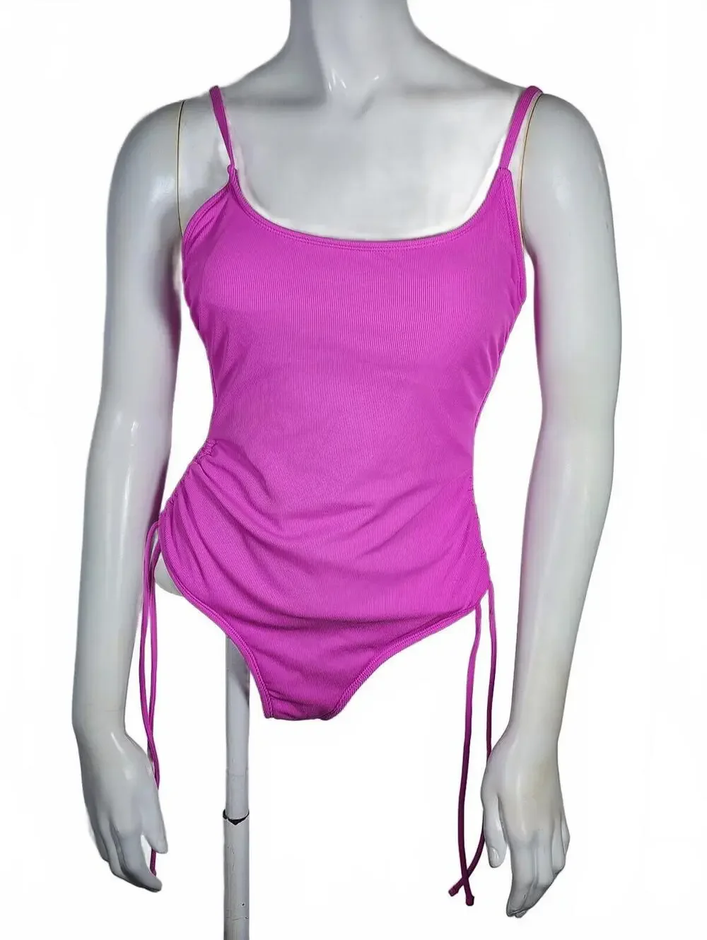 Shade & Shore Women's Pink One Piece Swimsuit Size S (4-6)